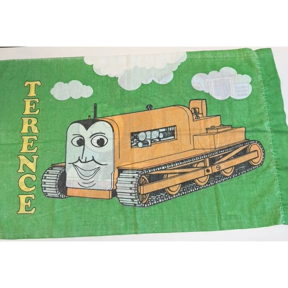 THOMAS The Tank Engine Pillowcase TERENCE Train Vintage 1992 Pillow Case 2-Sided